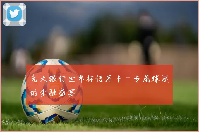 光大银行世界杯信用卡 - 专属球迷的金融盛宴